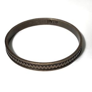 Low Luv x Erin Wasson Bronze Zig Zag Bangle